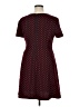 ECI Chevron-herringbone Burgundy Casual Dress Size 14 - photo 2