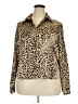 George Animal Print Gold Long Sleeve Blouse Size 20 - photo 1