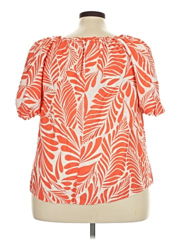 Unique Spectrum Short Sleeve Blouse (view 2)
