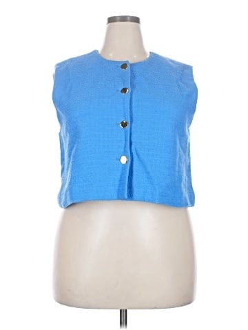 Ann Taylor Sleeveless Button-Down Shirt (view 1)