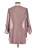 Poetry Clothing 100% Polyester Gray Purple 3/4 Sleeve Blouse Size S - photo 2