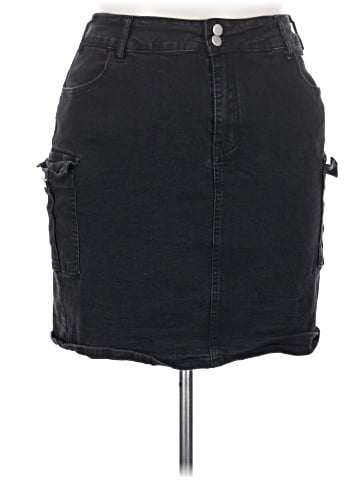 Unbranded Denim Skirt (view 1)