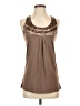 Kische 100% Rayon Brown Sleeveless Blouse Size S - photo 1