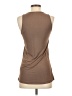 Kische 100% Rayon Brown Sleeveless Blouse Size S - photo 2
