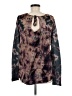 XCVI Tie-dye Brown Long Sleeve Blouse Size M - photo 2