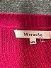 Miracle 100% Cotton Solid Pink Pullover Sweater Size Med - Lg - photo 7