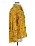 Amaryllis 100% Polyester Floral Yellow Long Sleeve Blouse Size XL - photo 4