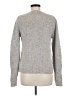 Collection Metallic Silver Pullover Sweater Size M - photo 2