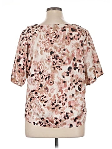 Bar III Short Sleeve Blouse (view 2)