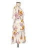 Stillwater 100% Viscose Floral White Cocktail Dress Size M - photo 4