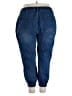 BLOOMCHIC Solid Blue Jeans Size 24 - photo 2