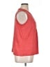 Cable & Gauge Red Sleeveless Button-Down Shirt Size 1X - photo 4