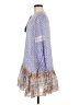 Oliphant 100% Cotton Paisley Blue Casual Dress Size M - photo 5
