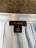 Halogen 100% Polyester Blue Short Sleeve Blouse Size L - photo 4
