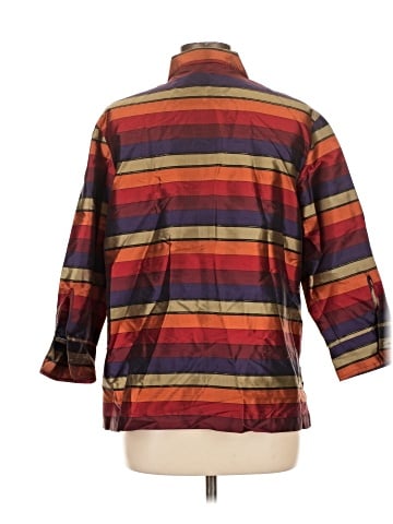 French Laundry 3/4 Sleeve Silk Top (view 2)