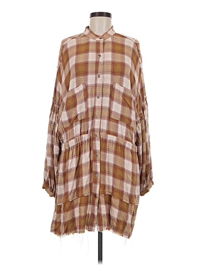 Pre-owned We The Free Casual Dress In Brown