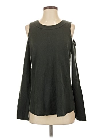 Aqua Cashmere Pullover Sweater (view 1)