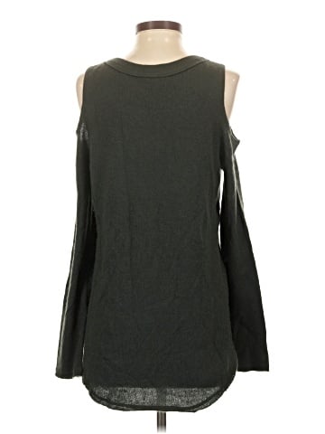 Aqua Cashmere Pullover Sweater (view 2)