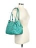 Brighton 100% Leather Floral Teal Leather Hobo One size - photo 2