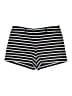 White House Black Market Stripes Black Shorts Size 12 - photo 1