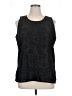 Halogen Black Sleeveless Blouse Size XL - photo 1