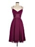 Alfred Angelo 100% Polyester Solid Burgundy Cocktail Dress Size 12 - photo 1