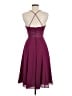 Alfred Angelo 100% Polyester Solid Burgundy Cocktail Dress Size 12 - photo 2