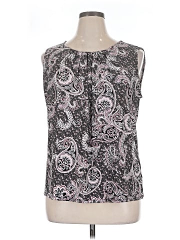 Roz & Ali Sleeveless Blouse (view 1)