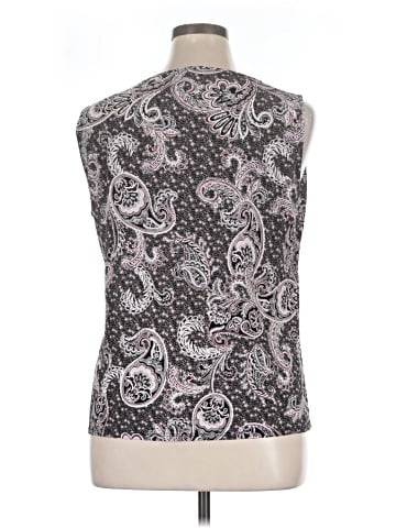 Roz & Ali Sleeveless Blouse (view 2)