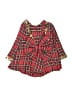 Unbranded 100% Cotton Plaid Red Dress Size 90 cm / US 12-24 MO - photo 2