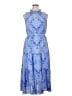 Talbots Paisley Blue Cocktail Dress Size 14 - photo 1