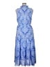 Talbots Paisley Blue Cocktail Dress Size 14 - photo 2