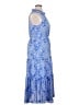 Talbots Paisley Blue Cocktail Dress Size 14 - photo 4