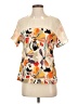 BCBG Paris 100% Polyester Ivory Short Sleeve Blouse Size XXS - photo 1
