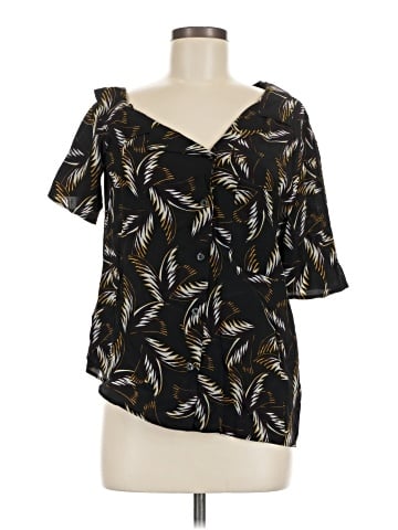 A.L.C. Short Sleeve Silk Top (view 1)