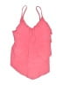 Trimshaper Solid Pink Swimsuit Top Size 10 - photo 1