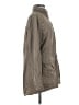 Eddie Bauer 100% Nylon Solid Gray Raincoat Size M - photo 4