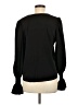 Aqua 100% Polyester Black Long Sleeve Blouse Size M - photo 2