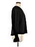 Aqua 100% Polyester Black Long Sleeve Blouse Size M - photo 4