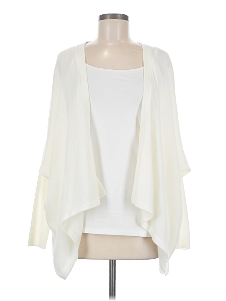Pre-owned Sweet Romeo Cardigan Sweater In Ivory