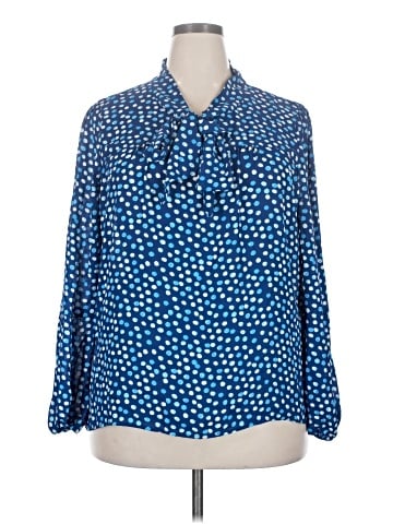 DKNY 3/4 Sleeve Blouse (view 1)