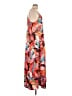 Nicole Miller 100% Polyester Tropical Orange Casual Dress Size L - photo 4