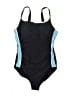Miraclesuit Stripes Black One Piece Swimsuit Size 20 - photo 1