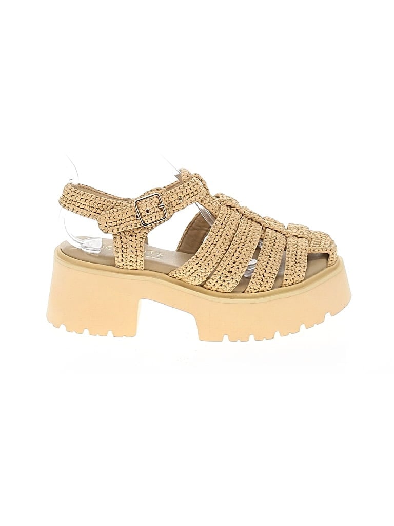 Pre-owned Coconuts By Matisse Sandals In Gold