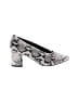 Seychelles Animal Print Gray Heels Size 8 1/2 - photo 1