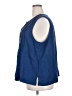 Max Studio 100% Polyester Blue Sleeveless Blouse Size 3X - photo 5