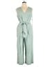 Calvin Klein Solid Green Jumpsuit Size 14 - photo 1
