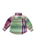 Ralph Lauren Plaid Green Long Sleeve Button-Down Shirt 6-9 MO / 9 MO - photo 2
