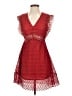Sandro 100% Polyester Red Cocktail Dress Size Med (2) - photo 1