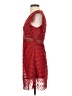 Sandro 100% Polyester Red Cocktail Dress Size Med (2) - photo 5